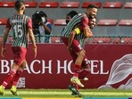AFC Cup: ATK Mohun Bagan beat Bengaluru FC 2-0 in group match(Twitter/AFC Cup) AFC Cup: ATK Mohun Bagan beat Bengaluru FC 2-0 in group match(Twitter/AFC Cup)