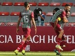 ATK Mohun Bagan beat Bengaluru FC 2-0(ATK Mohun Bagan / Twitter) ATK Mohun Bagan beat Bengaluru FC 2-0(ATK Mohun Bagan / Twitter)