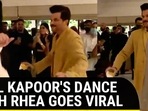 Anil Kapoor matches steps with daughter Rhea at her wedding bash