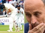 'They desperately need others to score runs': Nasser Hussain says 'England can't win Tests with just Root getting runs'(Agencies/HT Collage) 'They desperately need others to score runs': Nasser Hussain says 'England can't win Tests with just Root getting runs'(Agencies/HT Collage)