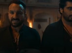 Saif Ali Khan and Arjun Kapoor in Bhoot Police.
