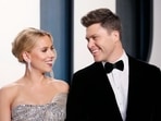 Scarlett Johansson and Colin Jost got married last October after three years of dating. Scarlett Johansson and Colin Jost got married last October after three years of dating.