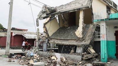 The devastation is centered in the country’s southwestern area, where health care has reached capacity and people have lost homes and loved ones. (REUTERS)