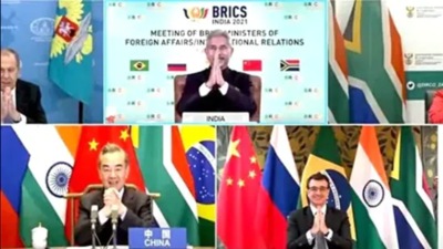 File photo: Foreign ministers of Brazil, Russia, India, China, and South Africa. (ANI) File photo: Foreign ministers of Brazil, Russia, India, China, and South Africa. (ANI)