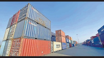 A combination of factors has led to the higher shipping costs, with soaring demand amid stimulus packages the key. (HT Photo) A combination of factors has led to the higher shipping costs, with soaring demand amid stimulus packages the key. (HT Photo)