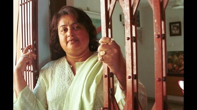 Sushmita Banerjee in a photograph dated 15 October, 2001. (Pabitra Das/HT Photo) Sushmita Banerjee in a photograph dated 15 October, 2001. (Pabitra Das/HT Photo)