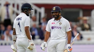 'First Rohit Sharma dominates, after that Rahul dominates': Aakash Chopra explains what makes India's opening pair 'unreal' (AP)