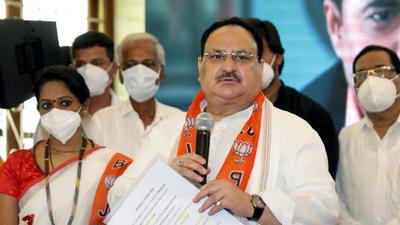 BJP national president JP Nadda (Ht File)