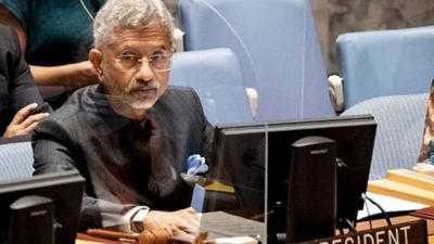 External Affairs Minister S Jaishankar chairs the UN Security Council Open Debate on ‘Technology and Peacekeeping’ at UN headquarters in New York on Wednesday. (ANI) External Affairs Minister S Jaishankar chairs the UN Security Council Open Debate on ‘Technology and Peacekeeping’ at UN headquarters in New York on Wednesday. (ANI)