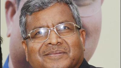 Marandi said Tiwari has been framed as he became an intervener in a writ petition against chief minister Hemant Soren. (HT File) Marandi said Tiwari has been framed as he became an intervener in a writ petition against chief minister Hemant Soren. (HT File)