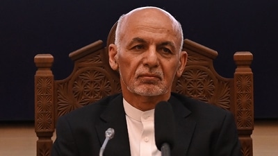 Afghanistan's President Ashraf Ghani’s whereabouts are a mystery after he fled Afghanistan on Sunday (AFP File Photo) Afghanistan's President Ashraf Ghani’s whereabouts are a mystery after he fled Afghanistan on Sunday (AFP File Photo)