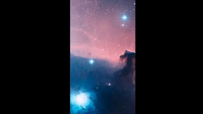 The image is taken from the visualised video shared on Instagram. (Instagram/@nasahubble)