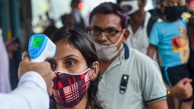 The Maharashtra government noted on Wednesday that the second wave of the coronavirus pandemic in the state is under control. (PTI Photo/Shashank Parade) (PTI)