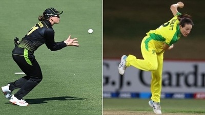 Jess Jonassen (L) and Megan Schutt (R) pulled out of India series due to personal reasons (HT Collage)