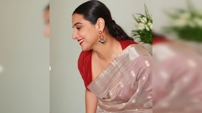 Whether it is a press conference or an award night, Vidya Balan often opts for a saree over fancy gowns and feels most comfortable in them and needless to say, she looks drop-dead gorgeous in all her sarees. (Instagram/@vidyabalan)