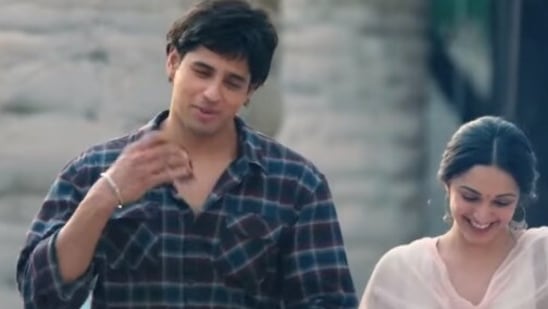 Sidharth Malhotra and Kiara Advani in Shershaah.