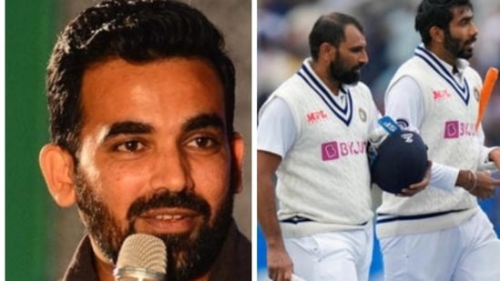 'Even on fourth day evening you wouldn't have imagined': Zaheer lauds India and Shami-Bumrah's game-changing partnership(Agencies/HT Collage)