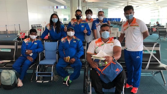 First batch of Indian athletes arrive in Tokyo for Paralympics(SAI)