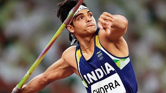 Neeraj Chopra of India in action at Tokyo Olympics(Reuters)