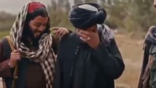 Taliban fighters broke into laughter when asked about women representation in the government. 