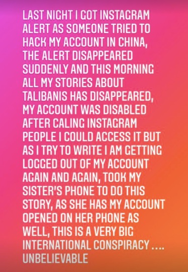 A screenshot of Kangana Ranaut's message on Instagram Stories. A screenshot of Kangana Ranaut's message on Instagram Stories.
