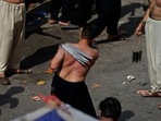 A Shiite Muslim flagellates himself with blades on chains during a procession to mark Ashoura, in Rawalpindi, Pakistan.(AP / Representational Image) A Shiite Muslim flagellates himself with blades on chains during a procession to mark Ashoura, in Rawalpindi, Pakistan.(AP / Representational Image)