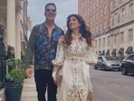 Twinkle Khanna shares a picture with Akshay Kumar. Twinkle Khanna shares a picture with Akshay Kumar.
