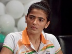 Indian women's hockey team goalkeeper Savita(PTI) Indian women's hockey team goalkeeper Savita(PTI)