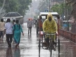 At least 8 districts in Madhya Pradesh received heavy rainfall in the last 24 hours, according to IMD.(Representative Photo/HT) At least 8 districts in Madhya Pradesh received heavy rainfall in the last 24 hours, according to IMD.(Representative Photo/HT)