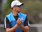 Chetean Sakaria shared the story of his first interaction with Rahul Dravid (in frame)(Getty Images) Chetean Sakaria shared the story of his first interaction with Rahul Dravid (in frame)(Getty Images)