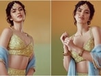 Shanaya Kapoor's pretty lehenga for Antara Marwah's baby shower should be on every bridesmaids list(Instagram/@shanayakapoor02)