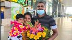 Harish Bangera arrived at Kempegowda International Airport in Bengaluru on Wednesday. (Photo: Harish Bangera) Harish Bangera arrived at Kempegowda International Airport in Bengaluru on Wednesday. (Photo: Harish Bangera)