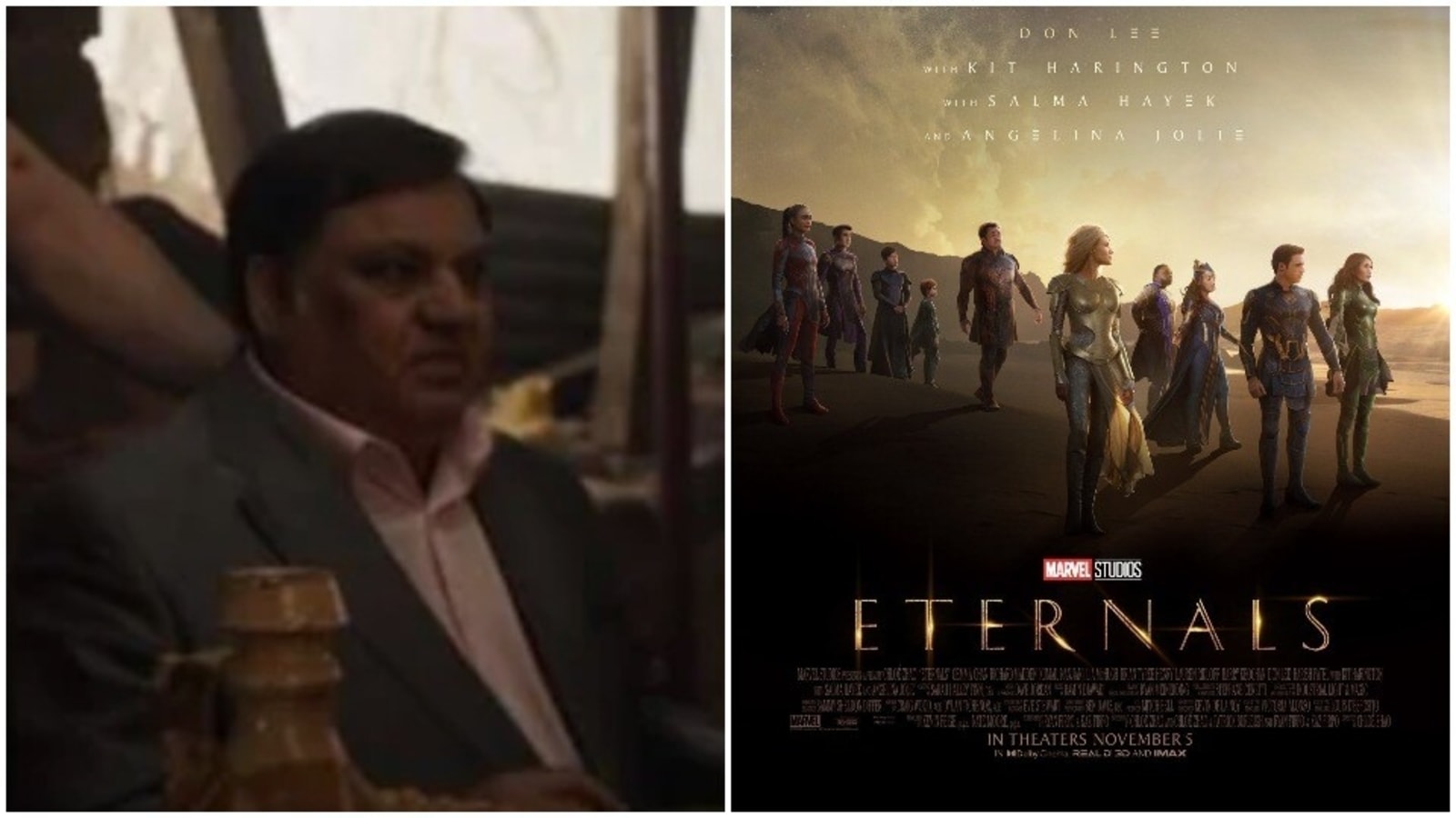 The Eternals Harish Patel gets billing on new poster with Angelina