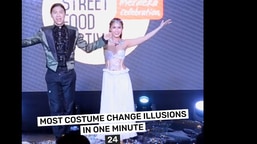 The image shows the record creating duo.