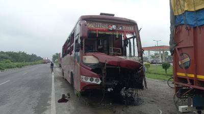 The accident occurred near Belwa Madho village. (HT Photo)