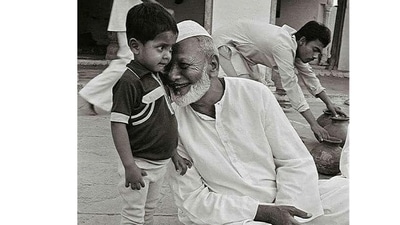 This image of Bismillah Khan was captioned, "Bismillah Khan saheb at his home in Varanasi. 1988." (Instagram / Raghu Rai ) This image of Bismillah Khan was captioned, "Bismillah Khan saheb at his home in Varanasi. 1988." (Instagram / Raghu Rai )