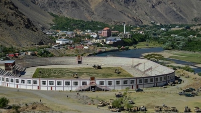 Panjshir valley in Panjshir province is a natural fortress because of its geography. (AFP)