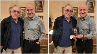 Anupam Kher shared pictures with Robert De Niro. Anupam Kher shared pictures with Robert De Niro.