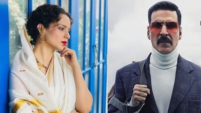 Kangana Ranaut congratulates Akshay Kumar and his BellBottom team. Kangana Ranaut congratulates Akshay Kumar and his BellBottom team.