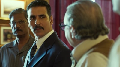 BellBottom movie review: Akshay Kumar is tailor-made for this movie, just like his crisp suits. BellBottom movie review: Akshay Kumar is tailor-made for this movie, just like his crisp suits.