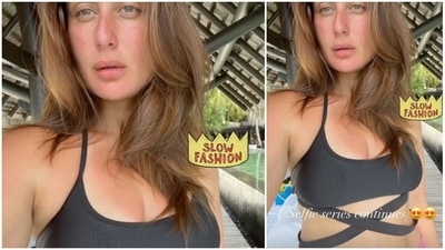 Kareena Kapoor is in the Maldives with her family. Kareena Kapoor is in the Maldives with her family.