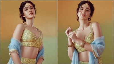 Shanaya Kapoor's pretty lehenga for Antara Marwah's baby shower should be on every bridesmaids list (Instagram/@shanayakapoor02)