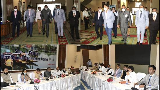 On its first day on Wednesday, the panel deliberated upon different issues pertaining to infrastructure, development, employment opportunities, business and trade, tourism, government run schemes and other issues. (Sourced: Twitter/Junaid Azim Mattu)