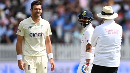 Virat Kohli and James Anderson were involved in a verbal duel. (Getty Images)