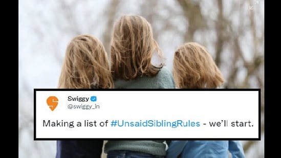 The image shows the tweet by Swiggy.(Unsplash/Twitter) The image shows the tweet by Swiggy.(Unsplash/Twitter)