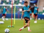 Chelsea's Christian Pulisic during training