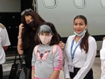 Aishwarya Rai and Aaradhya are on their way to Madhya Pradesh for Ponniyin Selvan shoot. Aishwarya Rai and Aaradhya are on their way to Madhya Pradesh for Ponniyin Selvan shoot.