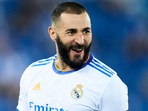 Karim Benzema of Real Madrid. 