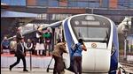 PM Narendra Modi flags off Vande Bharat Express at New Delhi Railway Station on February 15, 2019. (Sanjeev Verma/HT PHOTO) PM Narendra Modi flags off Vande Bharat Express at New Delhi Railway Station on February 15, 2019. (Sanjeev Verma/HT PHOTO)