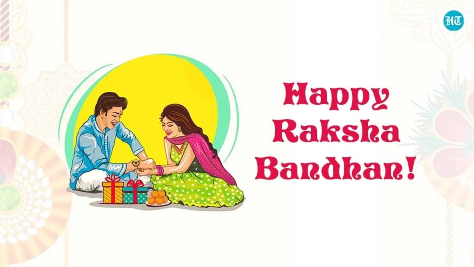 Happy Raksha Bandhan Vector PNG Images, Happy Raksha Bandhan Greeting Text, Happy  Raksha Bandhan, Raksha Bandhan, Hindu PNG Image For Free Download